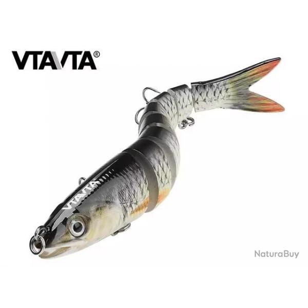 Leurres de P�che Souples 8 Segments Apparence R�aliste 14 cm 23 G - LIVRAISON GRATUITE