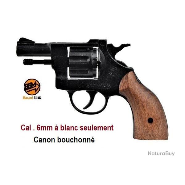 Revolver Olympic Cross Bois Cal. 6mm � blanc uniquement