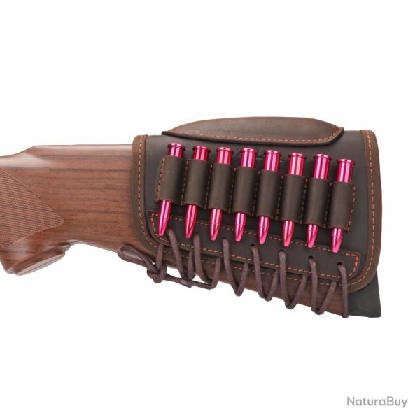 CARTOUCHI�RE DE CROSSE EN CUIR ARME RAY�E 7 BALLES POUR GAUCHER - TOURBON LIVRAISON GRATUITE