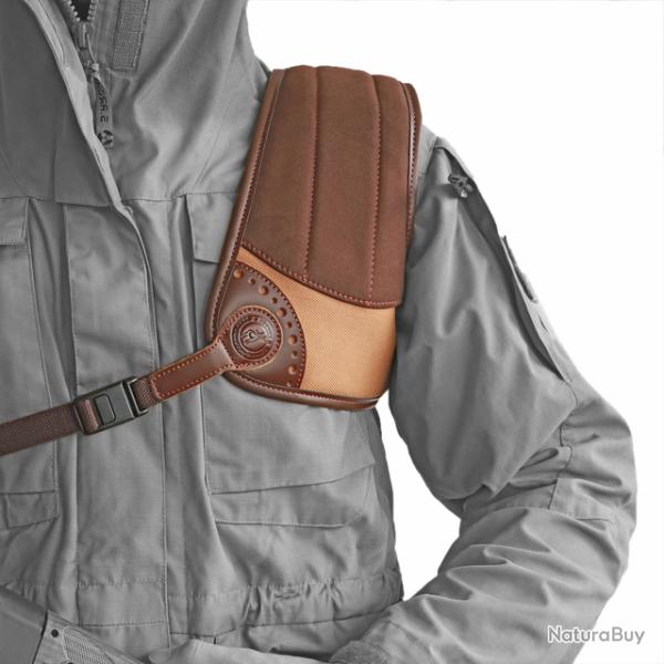 AMOTISSEUR DE RECUL POUR �PAULE POUR GAUCHER EN CUIR ET TOILE - TOURBON LIVRAISON OFFERTE