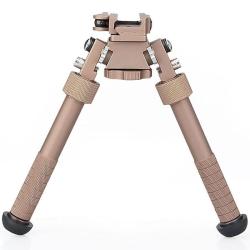 Bipied Airsoft Sniper V8 TAN - Rail Picatinny, R&eacute;glable, L&eacute;ger, Tactique