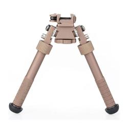 Bipied Airsoft Sniper V8 TAN - Rail Picatinny, R&eacute;glable, L&eacute;ger, Tactique