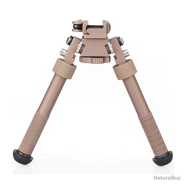 Bipied Airsoft Sniper V8 TAN - Rail Picatinny, R�glable, L�ger, Tactique