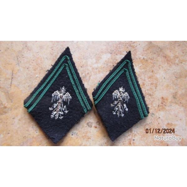 coin col aiglon officier chasseur � cheval canetille �cole de guerre brevet� �tat major arm�es ABC