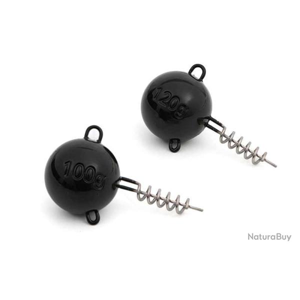 Tte Plombe Fox Rage Pelagic Screws UV Green Pumpkin 100g A l'unit Green Pumpkin