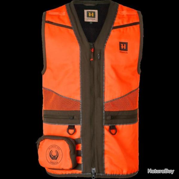 Gilet Wildboar Pro Blaze Waiscoat Orange Blaze/brown Harkila