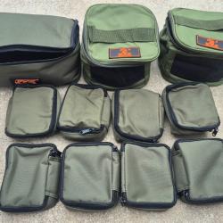lot complet sac et pochette peche carpe