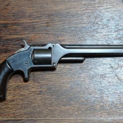 Revolver &agrave; brisure Smith et Wesson - mod&egrave;le 2 old model army - calibre .32 annulaire rimfire - TBE