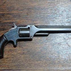 Revolver &agrave; brisure Smith et Wesson - mod&egrave;le 2 old model army - calibre .32 annulaire rimfire - TBE