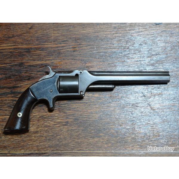 Revolver � brisure Smith et Wesson - mod�le 2 old model army - calibre .32 annulaire rimfire - TBE