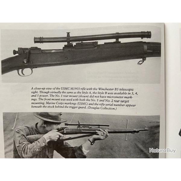 Lunette de tireur d'�lite WINCHESTER B 5 (X5) pour Springfield 1903 A1