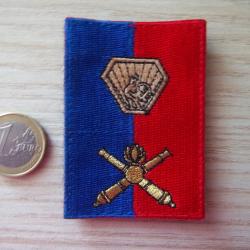 Brigade d'artillerie &eacute;cusson collection militaire (crochets)