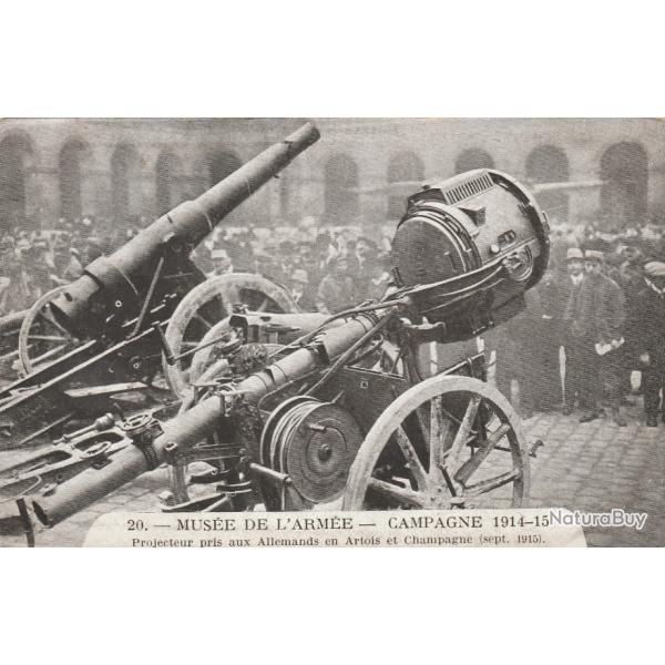 CPA -  Mus�e de L'Arm�e - Projecteur Pris aux Allemands
