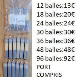 96 BALLES PAPIER 44/451-454 .10 à 2g PN 90 SOUS VIDE PORT GRATUIT (6 gratuites à partir de 50)