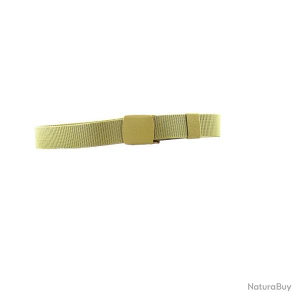Ceinture Toile TAN 30 mm R�glable Metal free