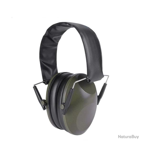 Casque antibruit vert - LIVRAISON GRATUITE