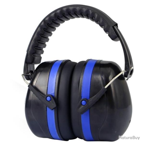 Casque antibruit SNR 32dB - LIVRAISON GRATUITE - Bleu
