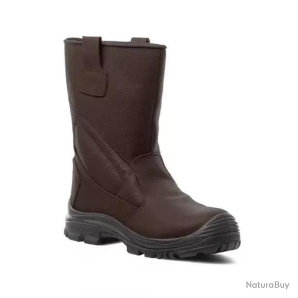 Botte de s�curit� HIVER  fourr�e en cuir - LIVRAISON GRATUITE