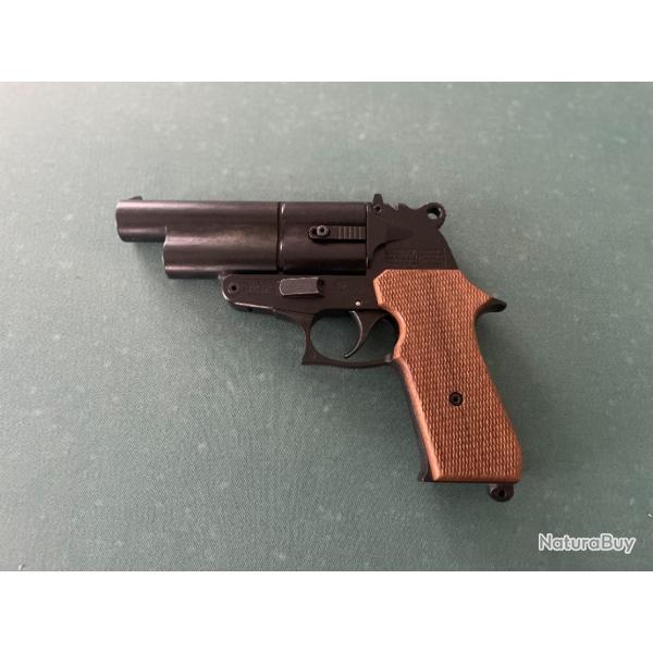 Pistolet SAPL Gomm-Cogne GC54 �dition Bois avec holster d'�paule