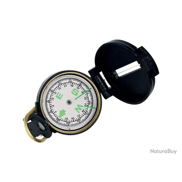 BEL1814 PETITE BOUSSOLE PLASTIQUE HERBERTZ DOUBLE GRADUATION 360� ET 6400 MILIEMES NEUF