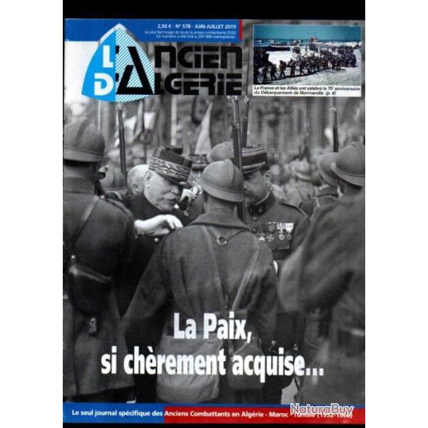 l'ancien d'alg�rie 2020 revue 573, 575, 578, 579, 580, 581, 582,  alg�rie , maroc, tunisie 1952-62