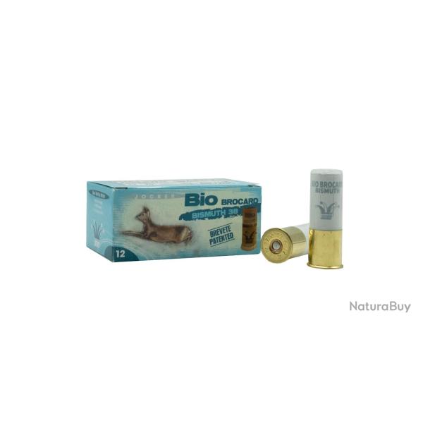 BOITE DE 10 CARTOUCHES BROCARD 38G BOURRE JUPE CAL.12/70 BISMUTH N�00 - SUBSTITUT TOUS FUSILS