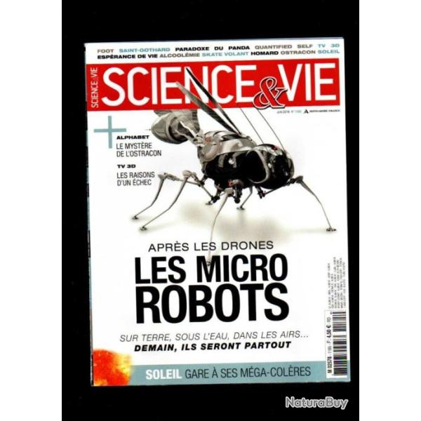 science et vie 2016 lot de 6 revues