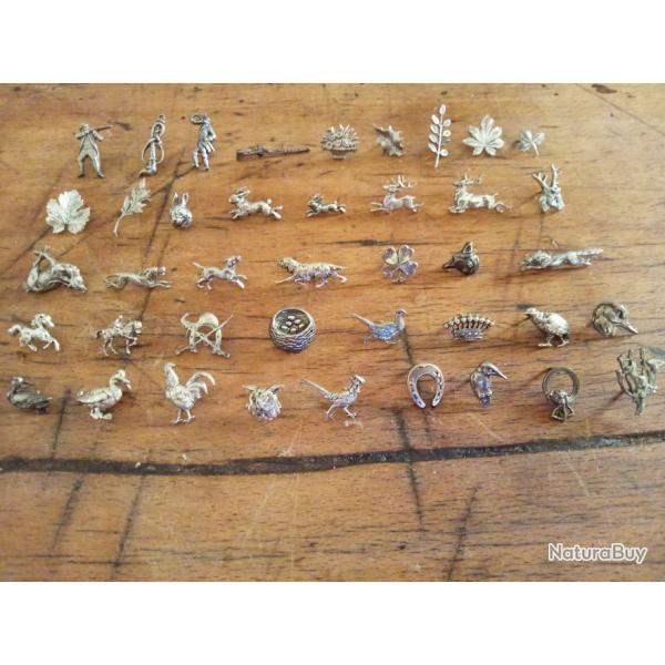 Pin's Chasse - V�nerie argent�s