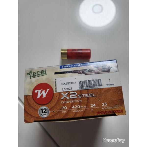 1 bte acier cal 12 pression standard n�7