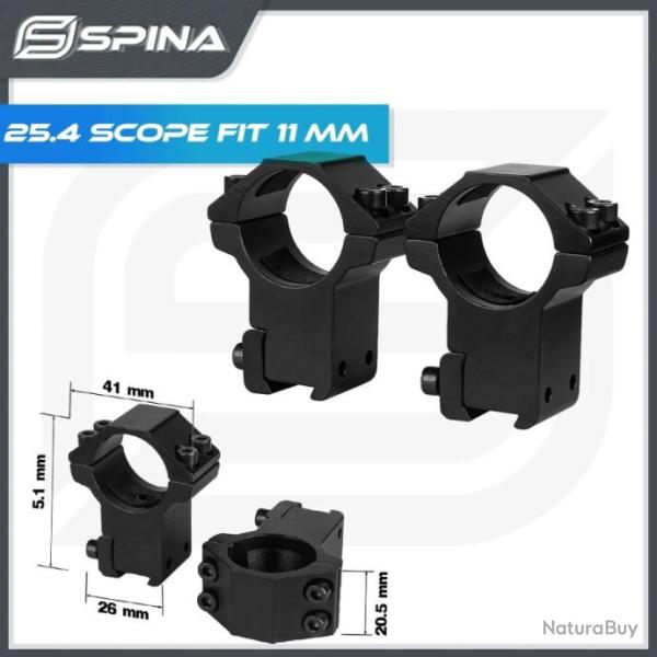 Anneau de montage de lunette de vis�e 25.4 SCOPE FIT 11MM