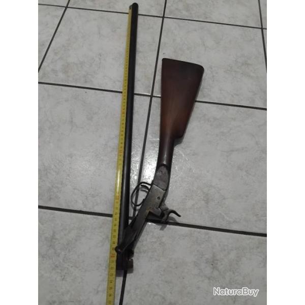 fusil de braconnier  calibre 16 � broche