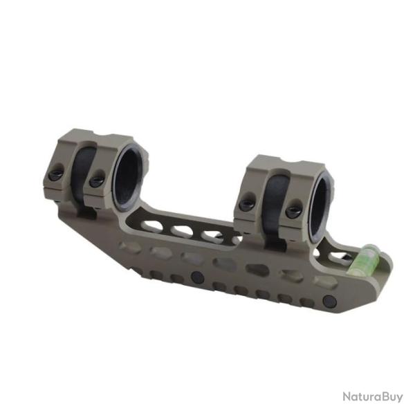 Support de lunette de vis�e tactique, 25.4mm 30mm, double anneau -MARRON LIVRAISON GRATUITE