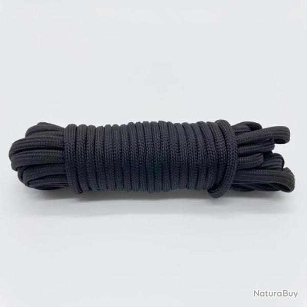 Paracorde noire 10 m�tres - LIVRAISON GRATUITE