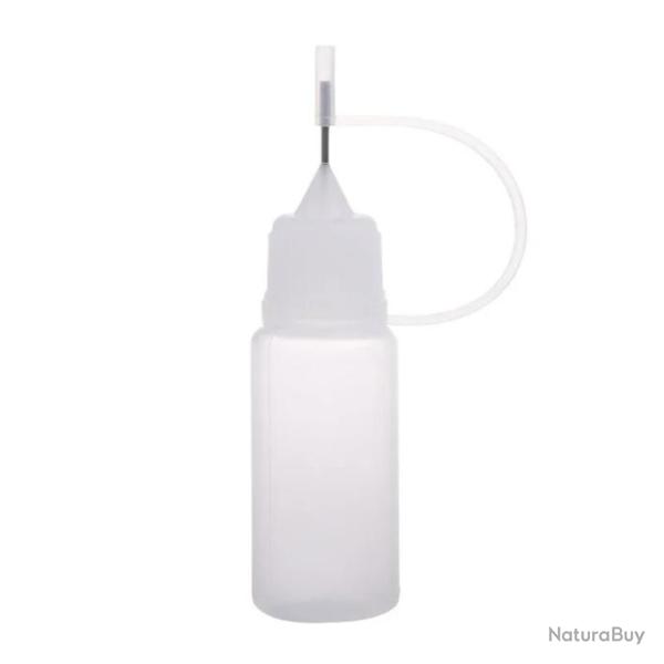 Burette bouteille rechargeable avec aiguille applicatrice - 10ml