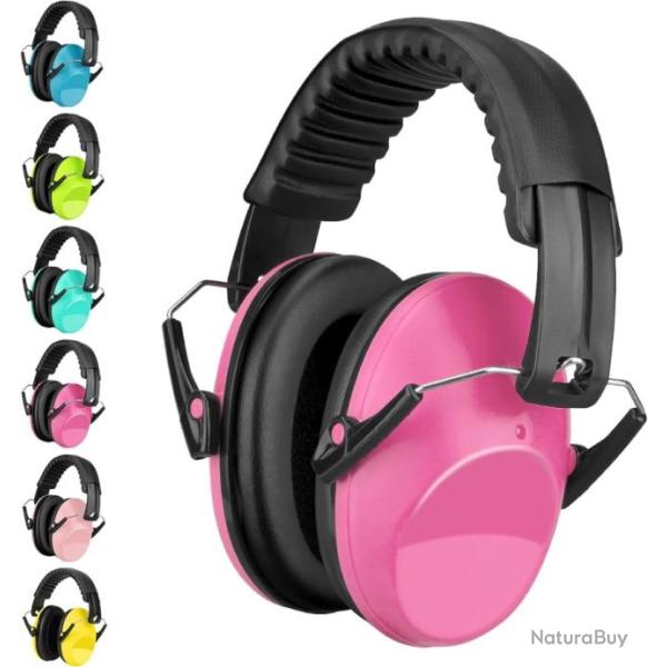 Casque anti-bruit Enfant 26dB Casque Antibruit Facilement R�glable Pliable Pour l'Autisme - Concert