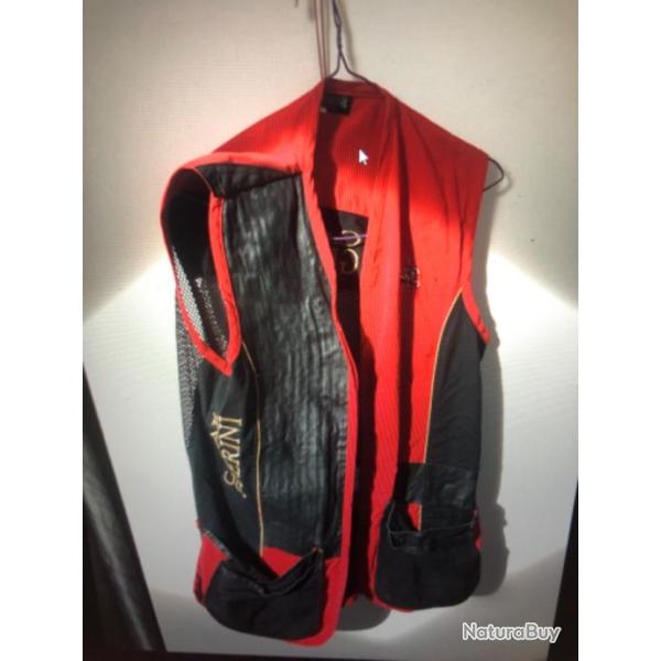 Gilet Ball Trap CAESAR GUERINI tr�s r�sistant et tr�s bon �tat