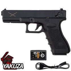 R&eacute;plique Airsoft Yakuza Delta Tactics AEP - Pistolet &Eacute;lectrique 220 FPS Semi & Full Automatique