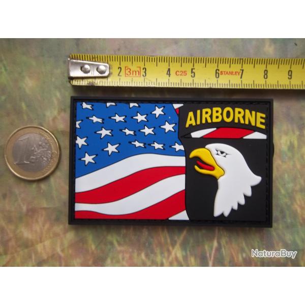 patch �cusson 3 D 101e division a�roport�e unit� militaire �tats-Unis