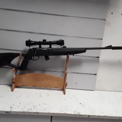 Carabine Black ops EM332 cal.22lr synth&eacute;tique + lunette 4x32 + silencieux + fourreau