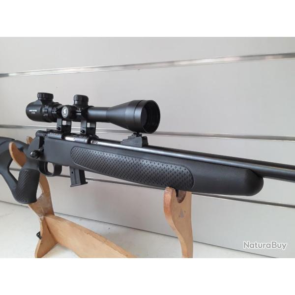 Carabine Black ops EM332 cal.22lr synthtique + lunette 3-9x40 + silencieux + fourreau
