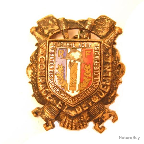 Insigne pompiers ref po47 bo 9