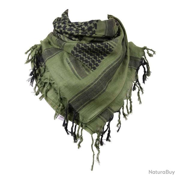 Keffieh foulard Palestinien (Couleur Noir/Kaki)