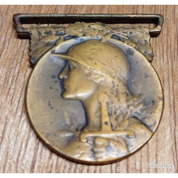 M�daille comm�morative fran�aise de la Grande Guerre - m�daille des Poilus