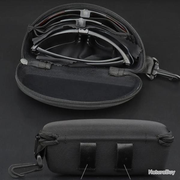 Lunette avec housse pour airsoft - LIVRAISON GRATUITE !!