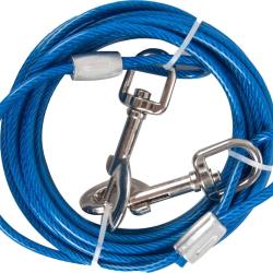 c&acirc;ble de niche plastifi&eacute;e 5 mm x 5 m bleu