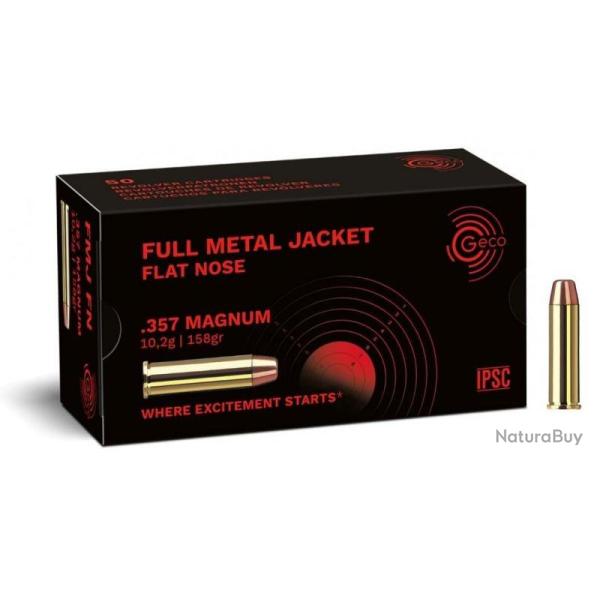 GECO 357 Magnum FMJ Round Nose X50