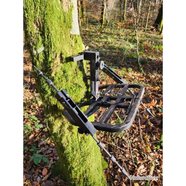 Plateforme auto grimpante LEAN ASCENT Alpha, chasse en affut suspendu // saddle hunting
