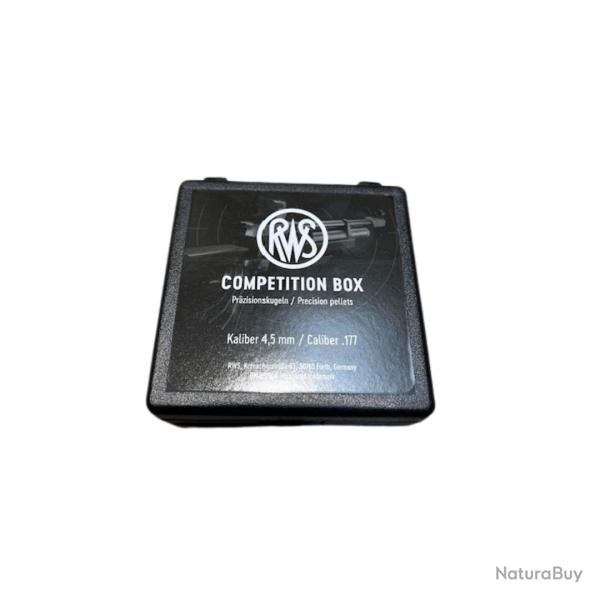 Boite RWS competition box pour diabolo cal.4.5