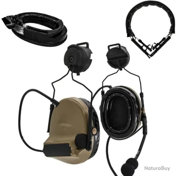 Casque �couteurs tactique antibruit TAN