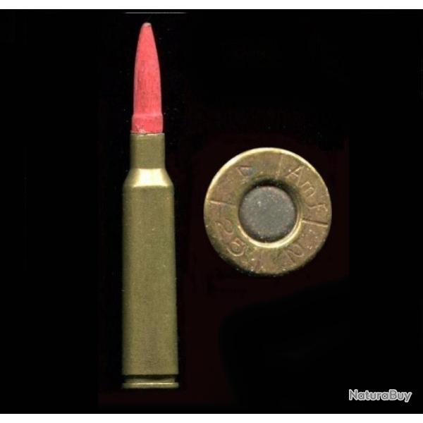 6.5 x 55 mauser Su�dois � blanc - balle bois rouge - marquage militaire su�dois ou Norv�gien